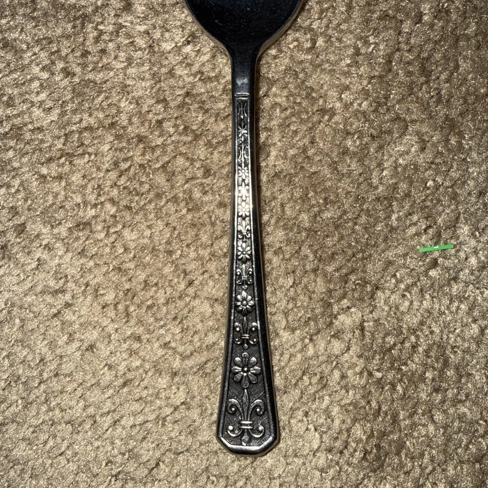 Interpur Florenz Stainless Steel Teaspoon Petal Vintage